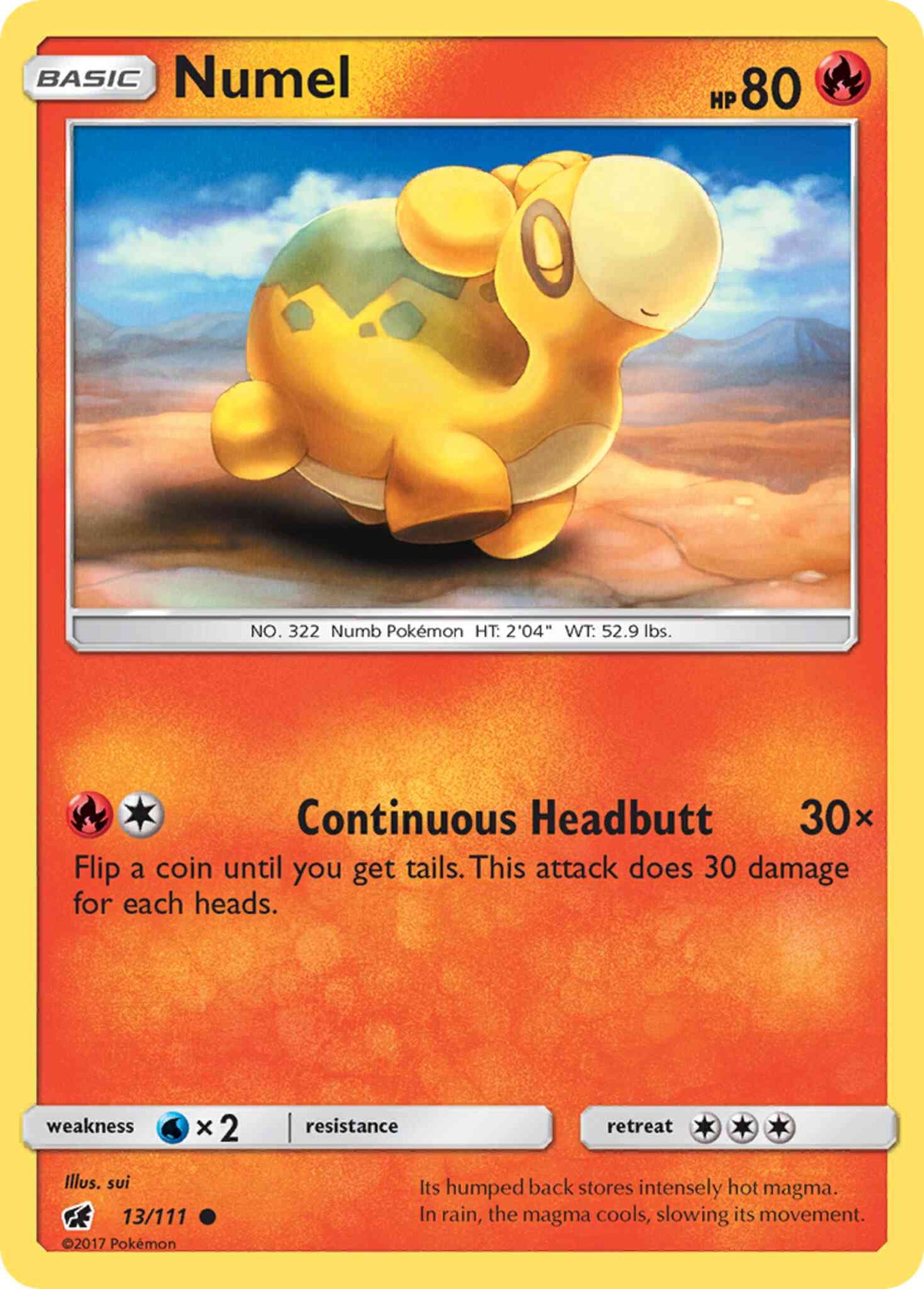 Numel - 13/111 - Common [sm4-13] [Reverse Holo]