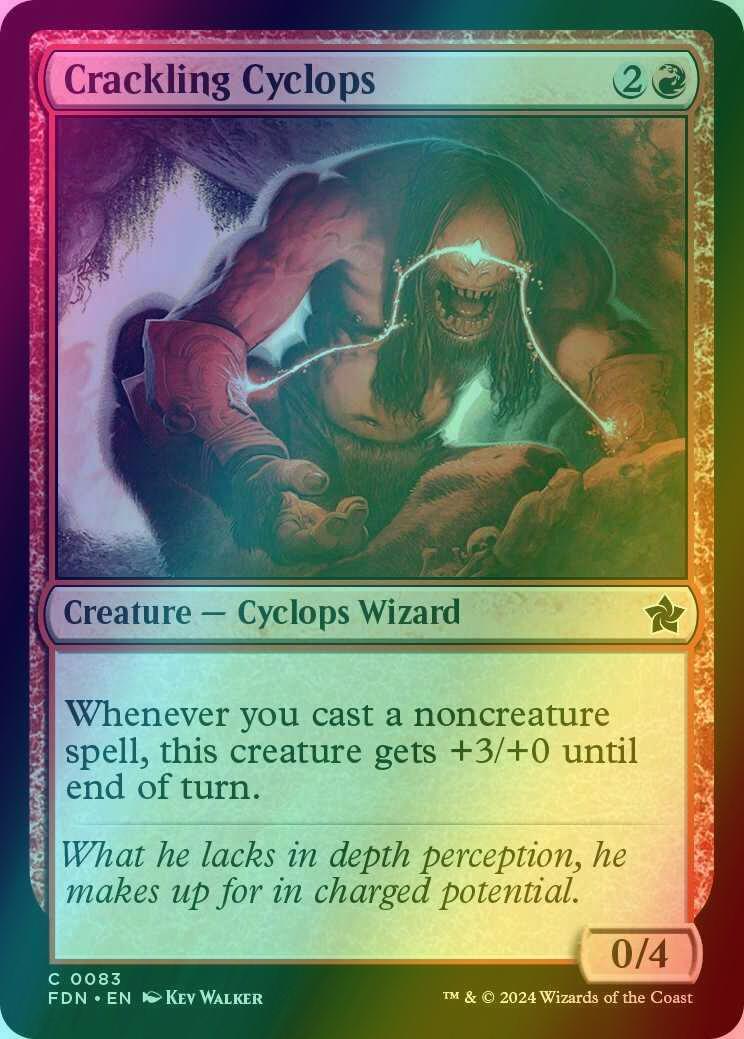 Crackling Cyclops [83] [Foundations] [Foil]