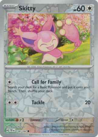Skitty - 130/162 - Common [sv05-130] [Reverse Holo]