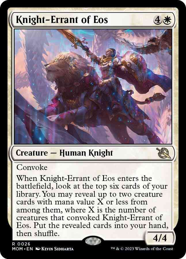Knight-Errant of Eos [26] [March of the Machine] [Non-Foil]