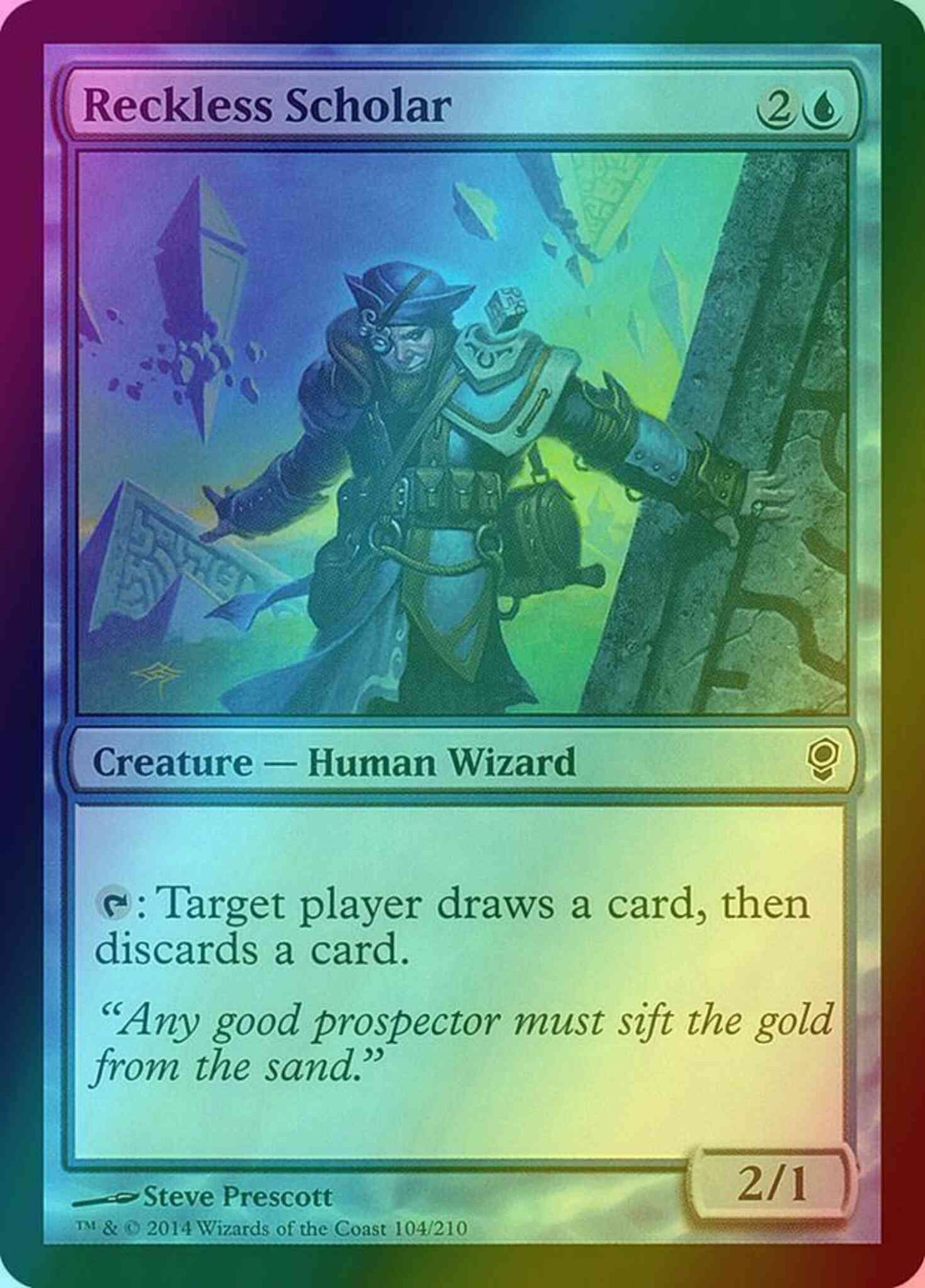 Reckless Scholar [104] [Conspiracy] [Foil]