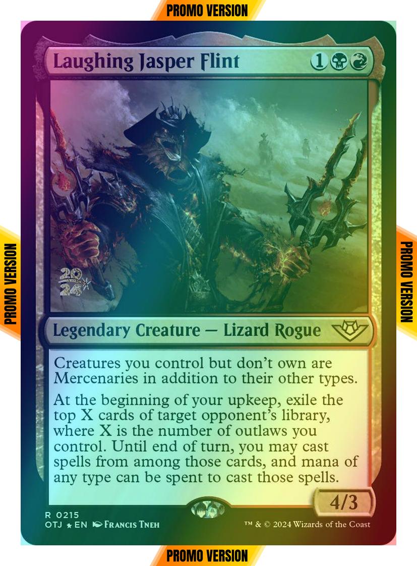 Laughing Jasper Flint [215s] [Prerelease] [Outlaws of Thunder Junction: Promos] [Foil]