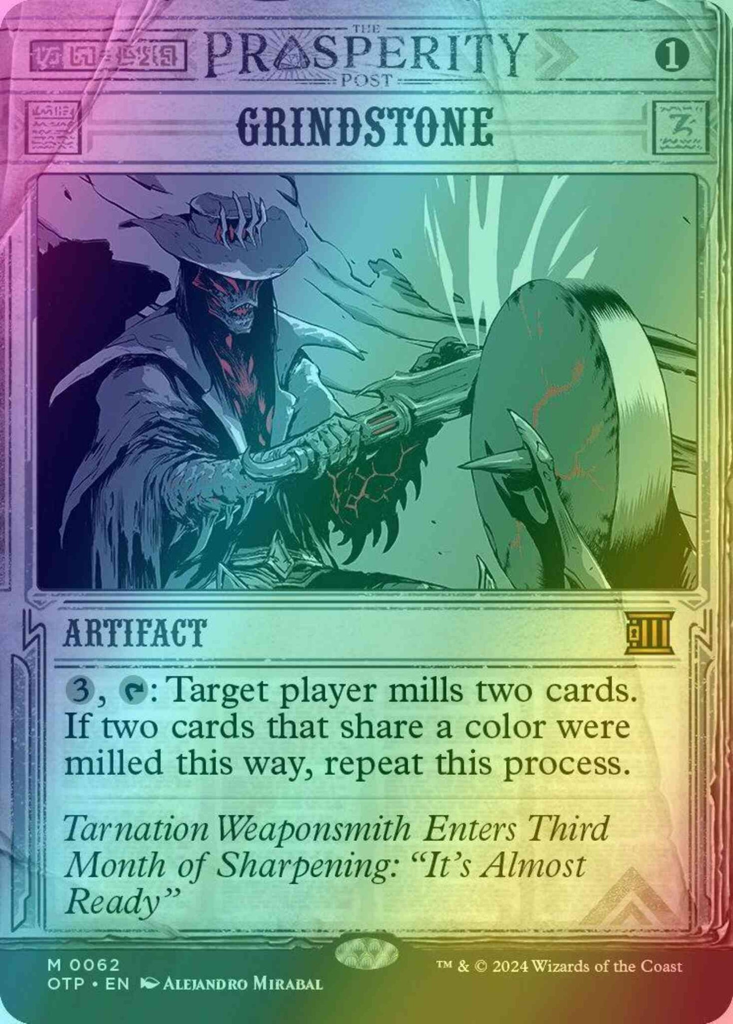 Grindstone [62] [Breaking News Showcase] [Breaking News] [Foil]