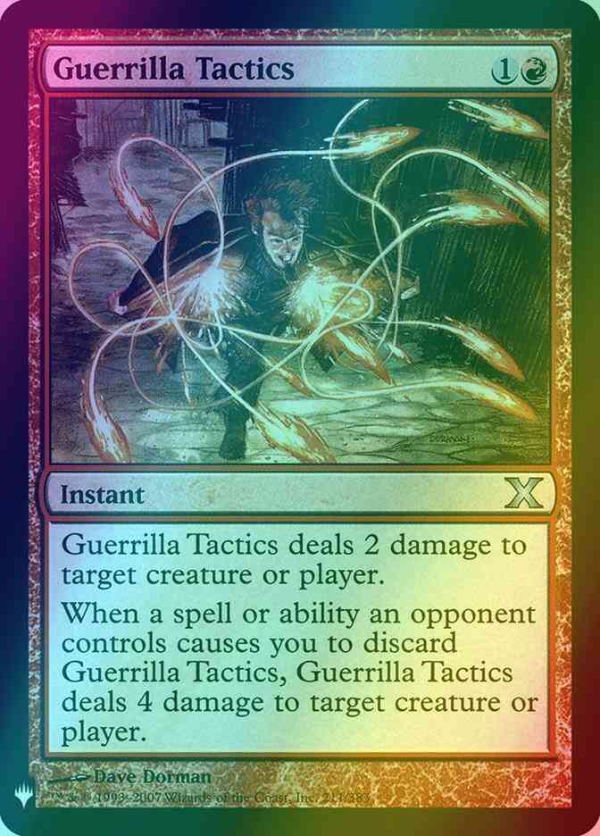 Guerrilla Tactics [10E-211] [The List] [Foil]
