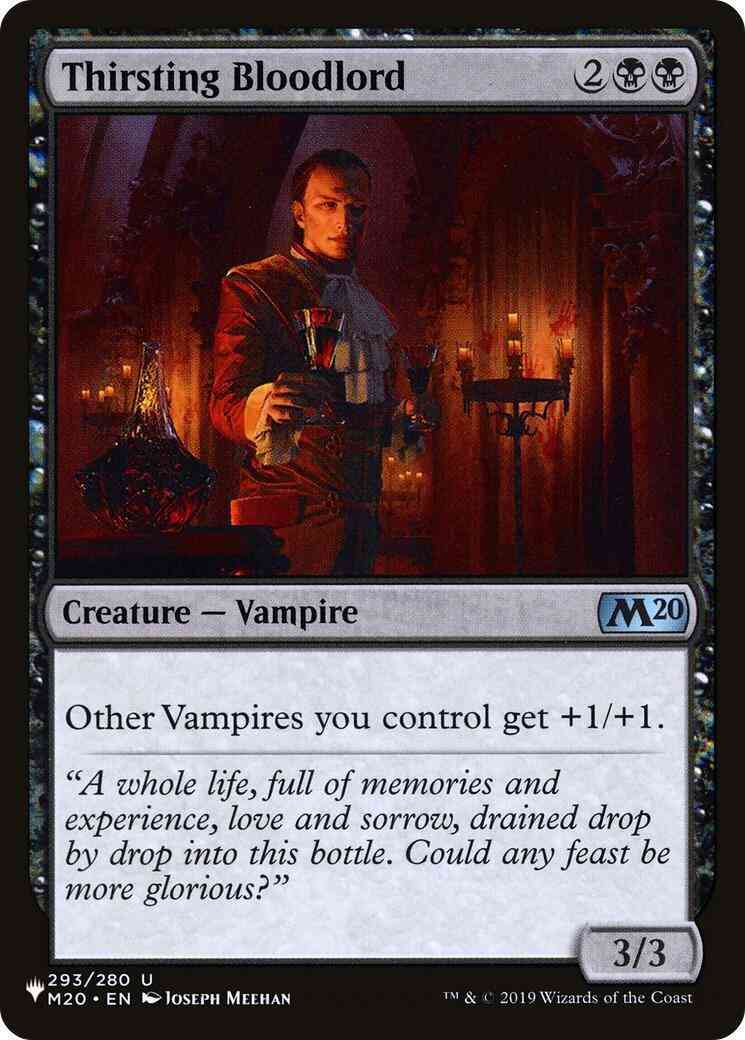 Thirsting Bloodlord [M20-293] [The List] [Non-Foil]