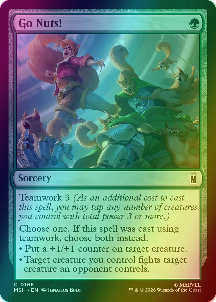 Go Nuts! [168] [Marvel Super Heroes] [Foil]