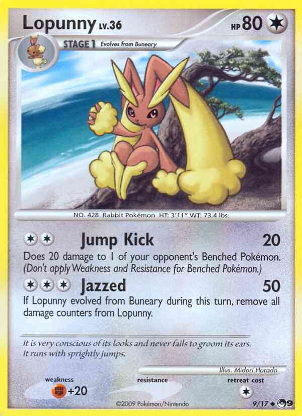 Lopunny - 9/17 - Uncommon [pop9-9] [Holo]