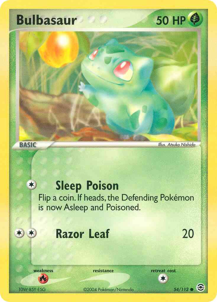 Bulbasaur - 54/112 - Common [ex6-54] [Reverse Holo]