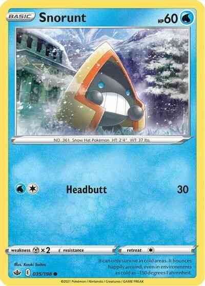 Snorunt - 035/198 - Common [swsh6-035] [Reverse Holo]