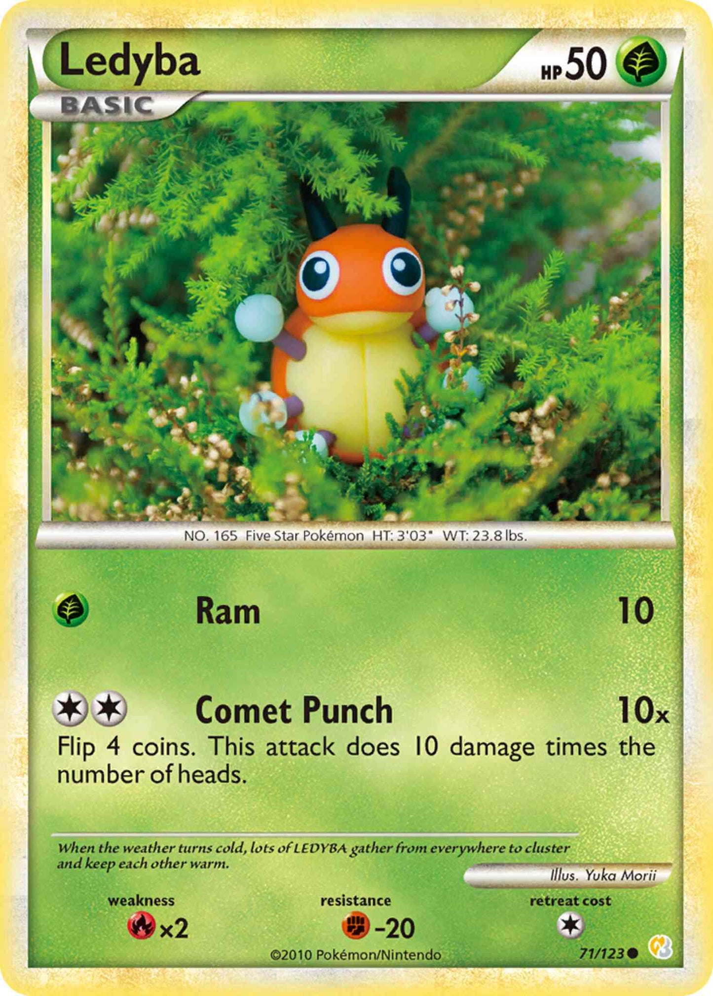 Ledyba - 71/123 - Common [hgss1-71] [Non-Holo]