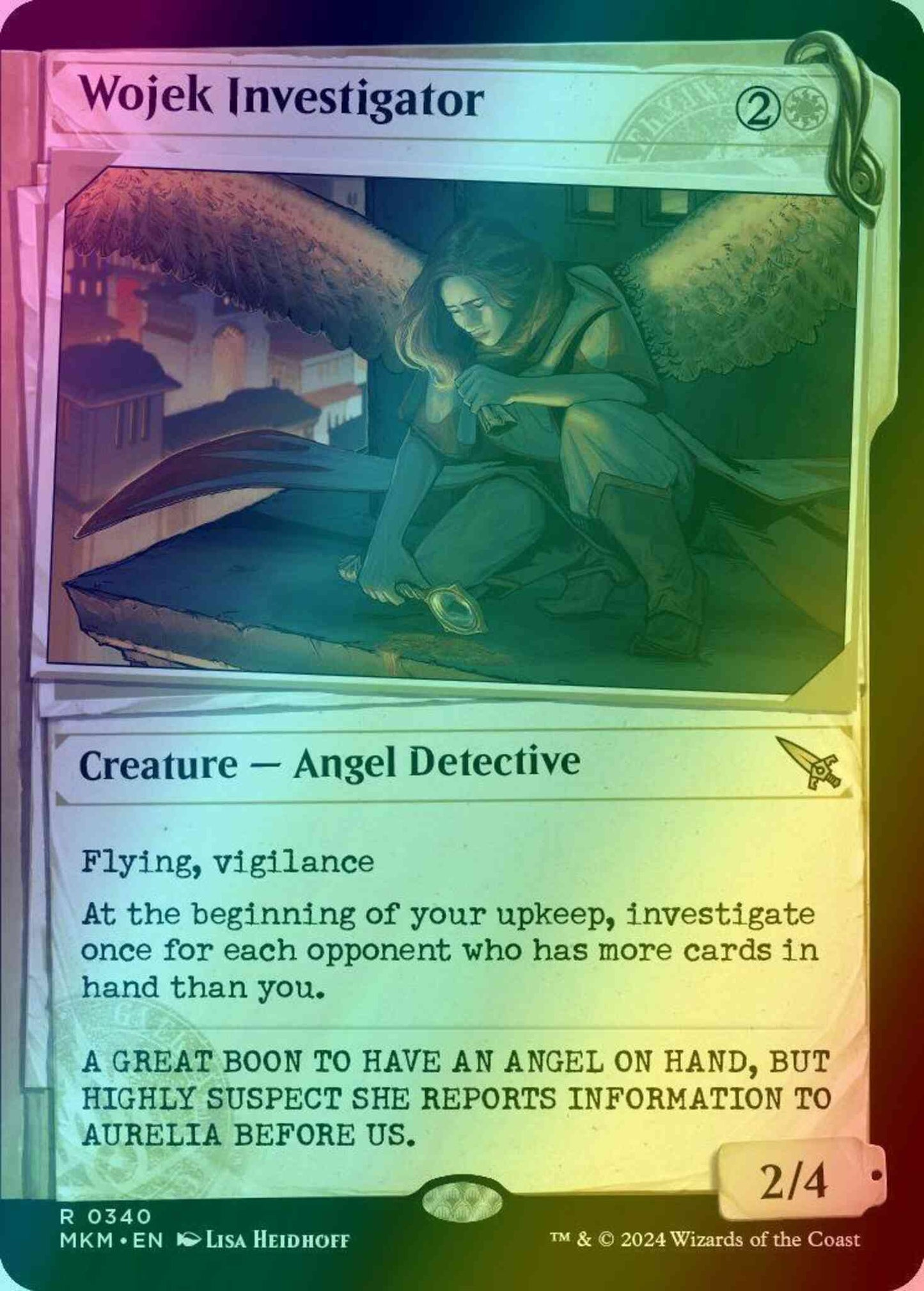 Wojek Investigator [340] [Dossier Showcase] [Murders at Karlov Manor] [Foil]