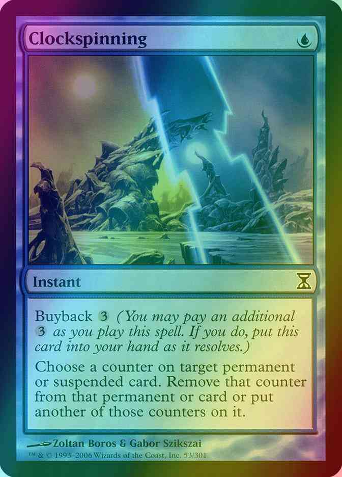 Clockspinning [53] [Time Spiral] [Foil]