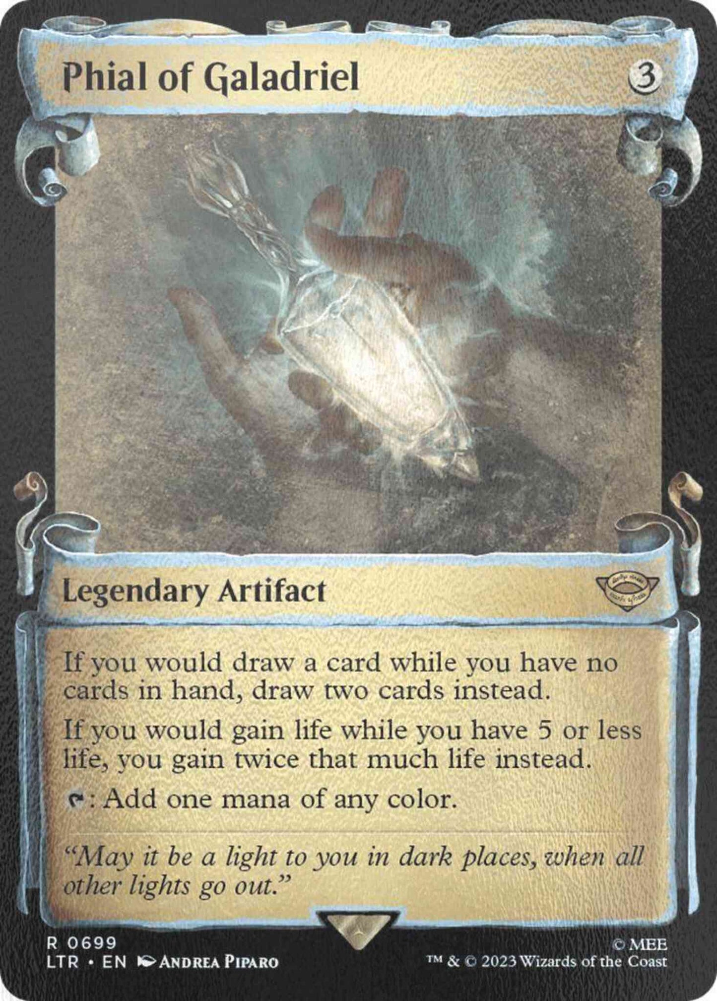 Phial of Galadriel [699] [Scrolls Showcase] [The Lord of the Rings: Tales of Middle-earth] [Silver Foil]