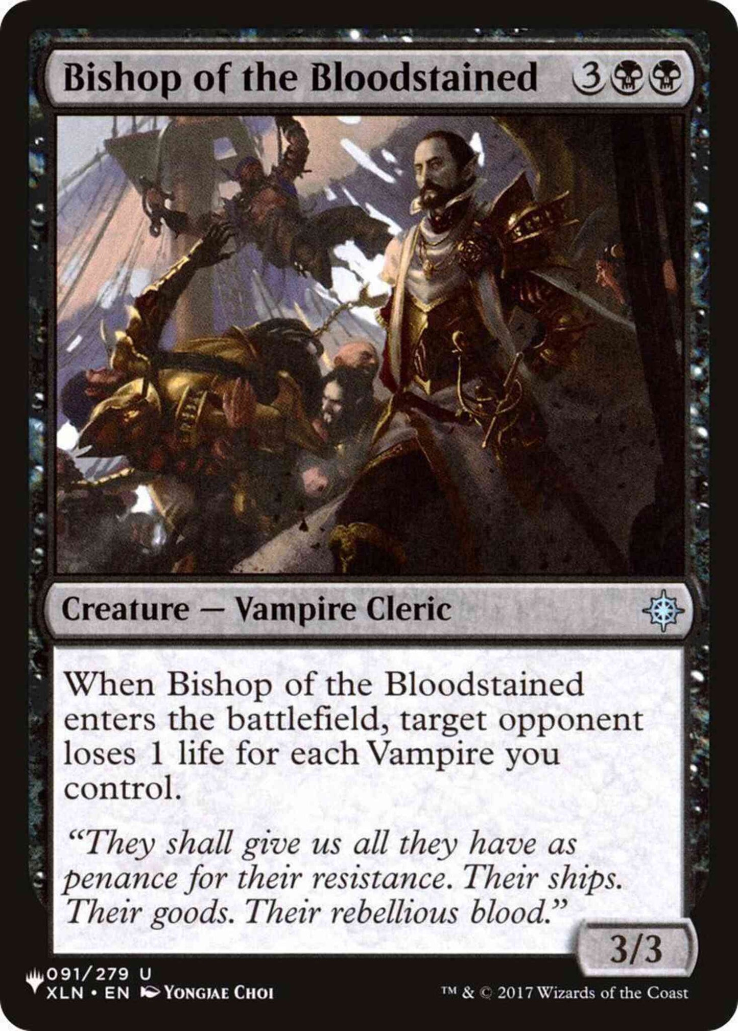Bishop of the Bloodstained [XLN-91] [The List] [Non-Foil]