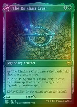 Kolvori, God of Kinship // The Ringhart Crest [181] [Kaldheim] [Foil]