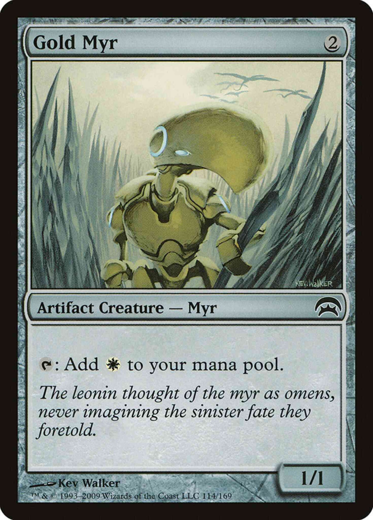 Gold Myr [114] [Planechase] [Non-Foil]