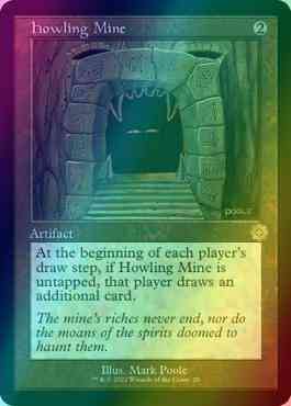 Howling Mine [20] [Retro Frame] [The Brothers' War Retro Artifacts] [Foil]