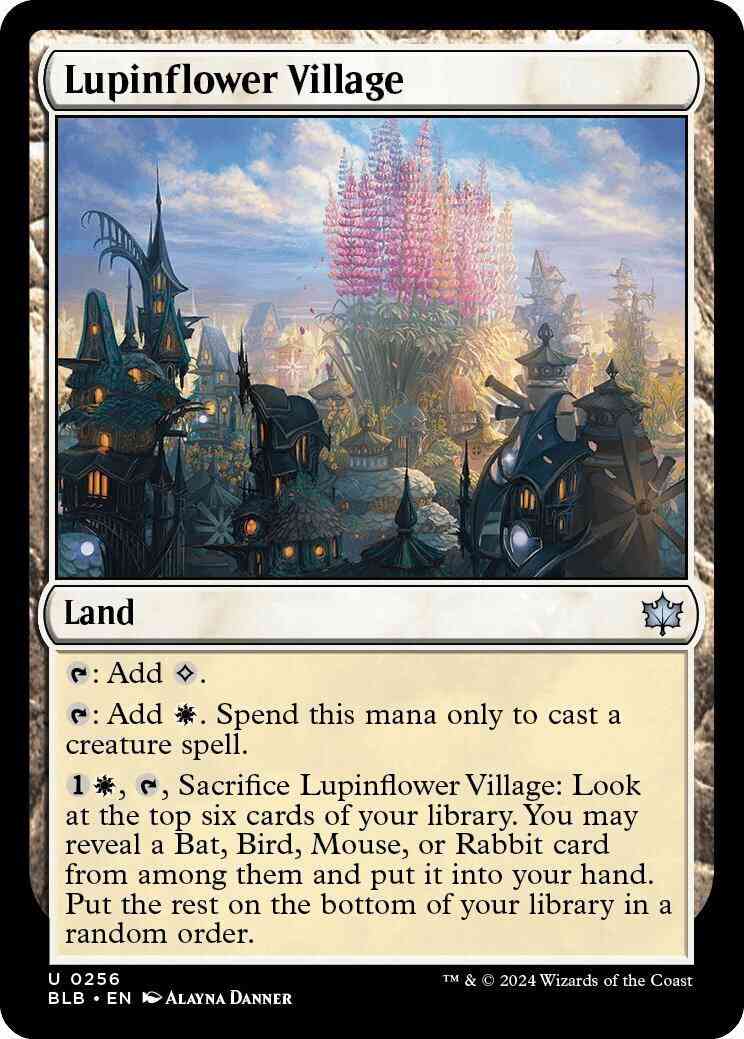 Lupinflower Village [256] [Bloomburrow] [Non-Foil]