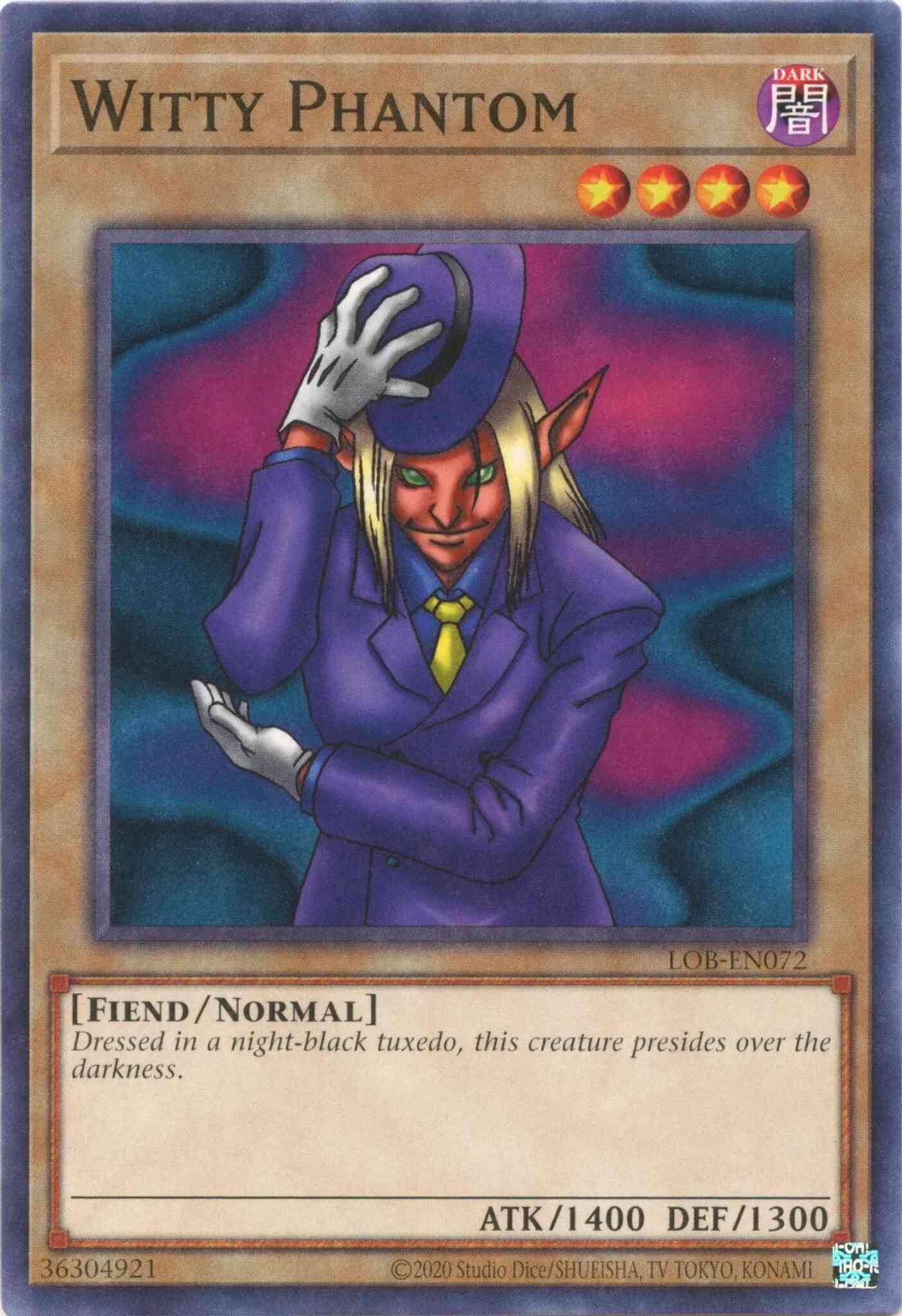 Witty Phantom - 25th Anniversary - LOB-EN072 - Common - Unlimited