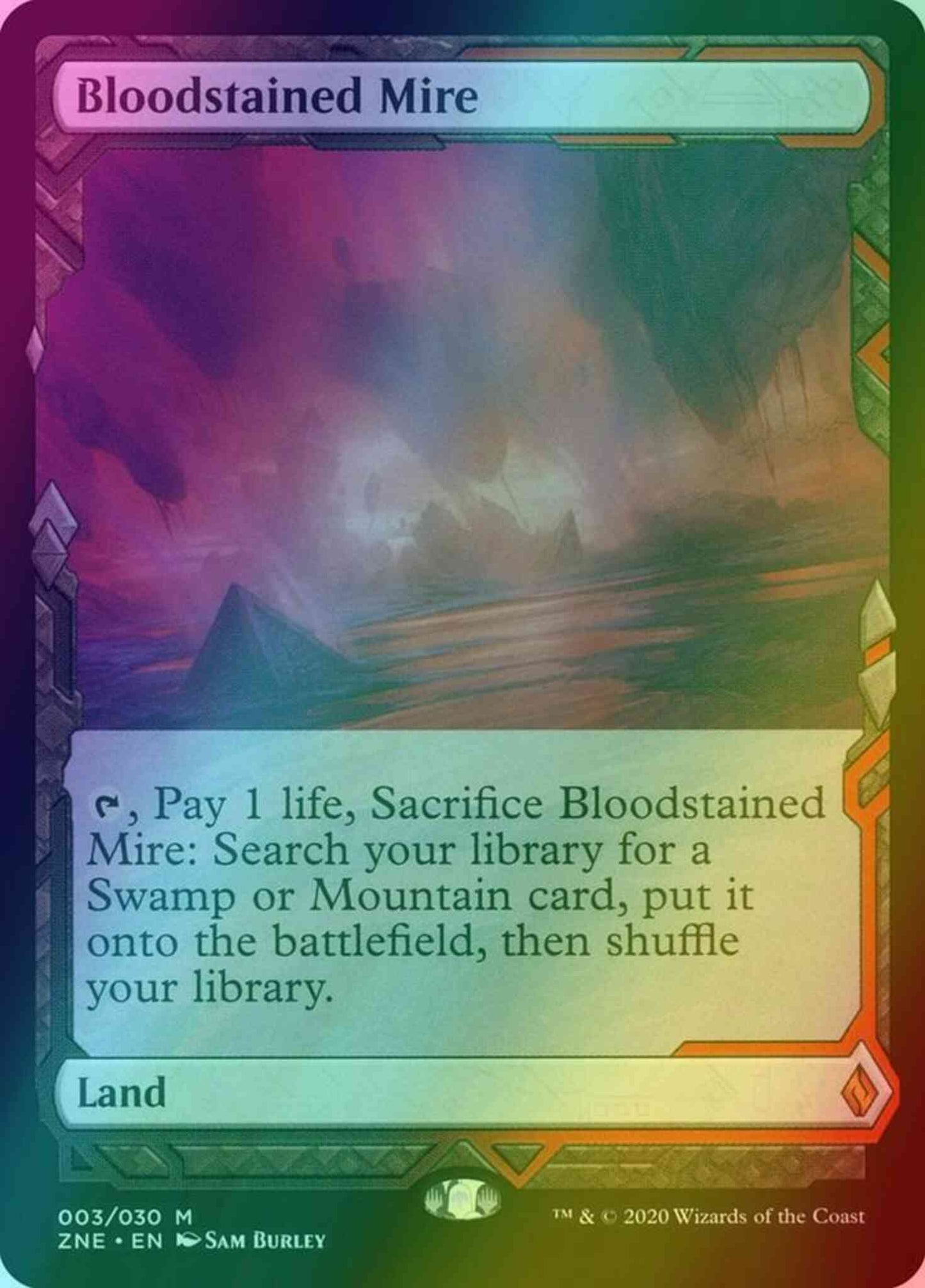 Bloodstained Mire [3] [Zendikar Rising Expeditions] [Foil]