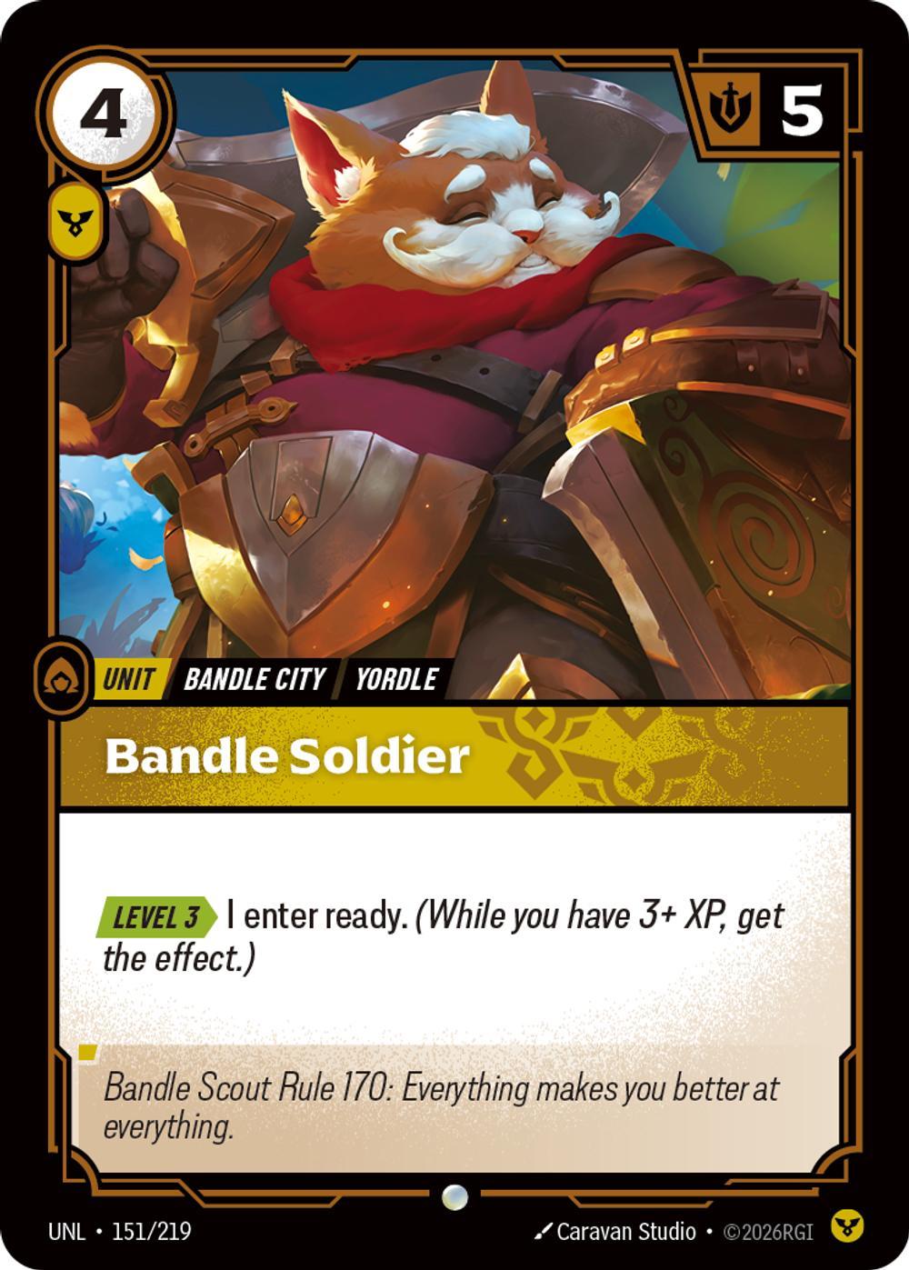 Bandle Soldier - 151/219 [Unleashed] [Non-Foil]
