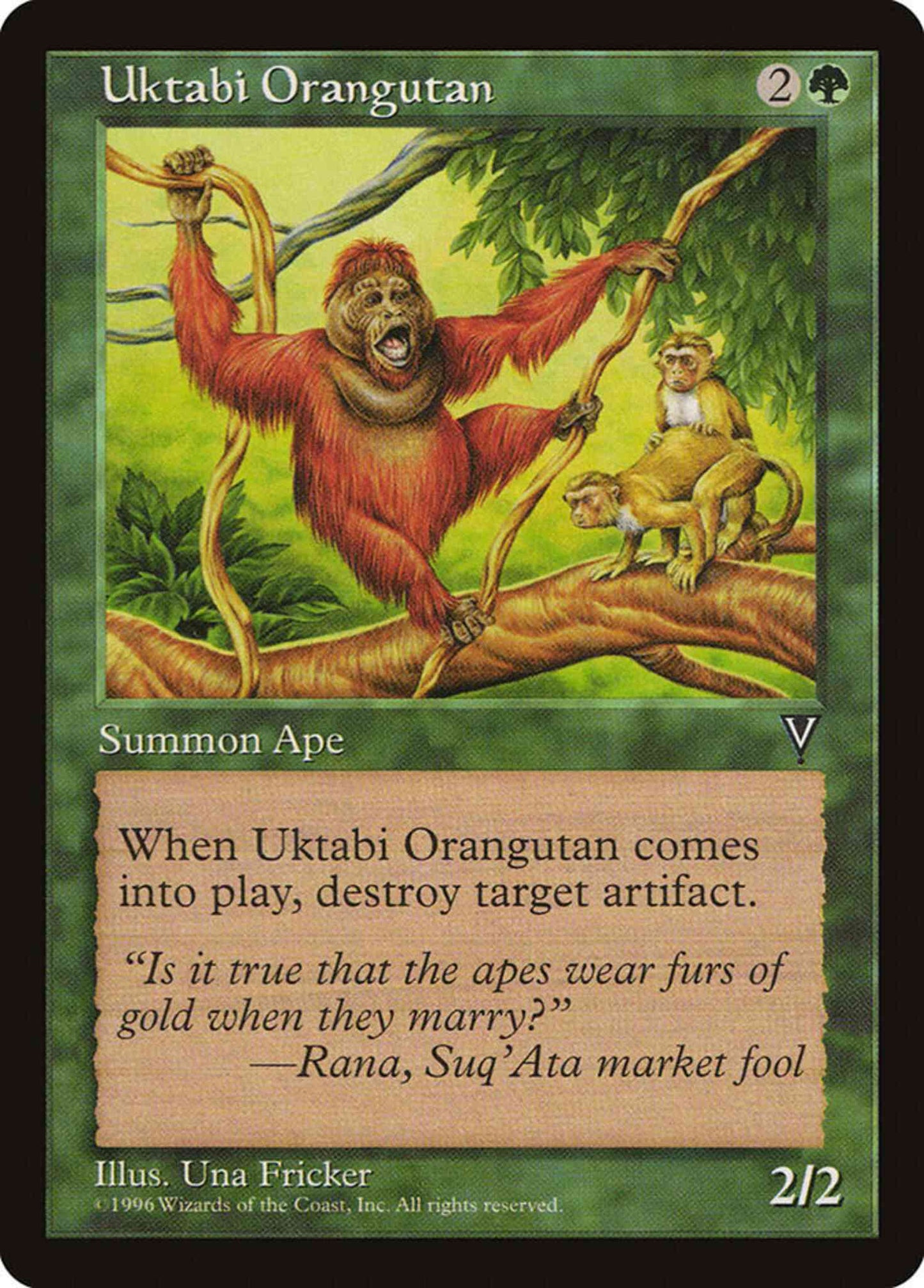 Uktabi Orangutan [123] [Visions] [Non-Foil]