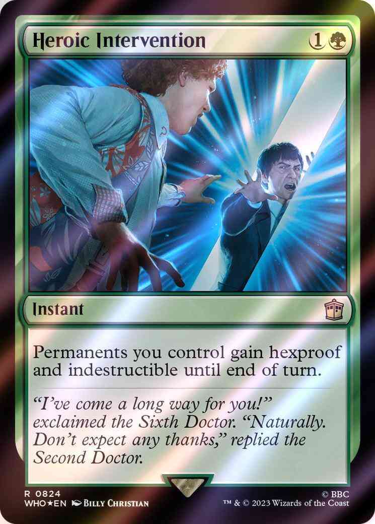 Heroic Intervention [824] [Universes Beyond: Doctor Who] [Surge Foil]
