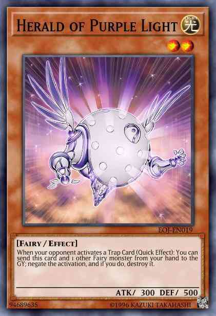 Herald of Purple Light - BP03-EN023 - Shatterfoil Rare - 1st Edition