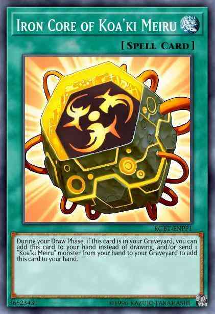 Iron Core of Koa'ki Meiru - RGBT-EN055 - Rare - Unlimited