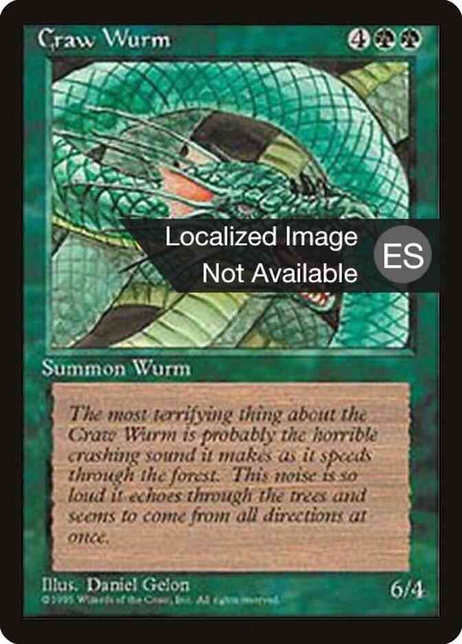 Craw Wurm - Chinese [238] [Fourth Edition Black Border: Chinese] [Non-Foil]