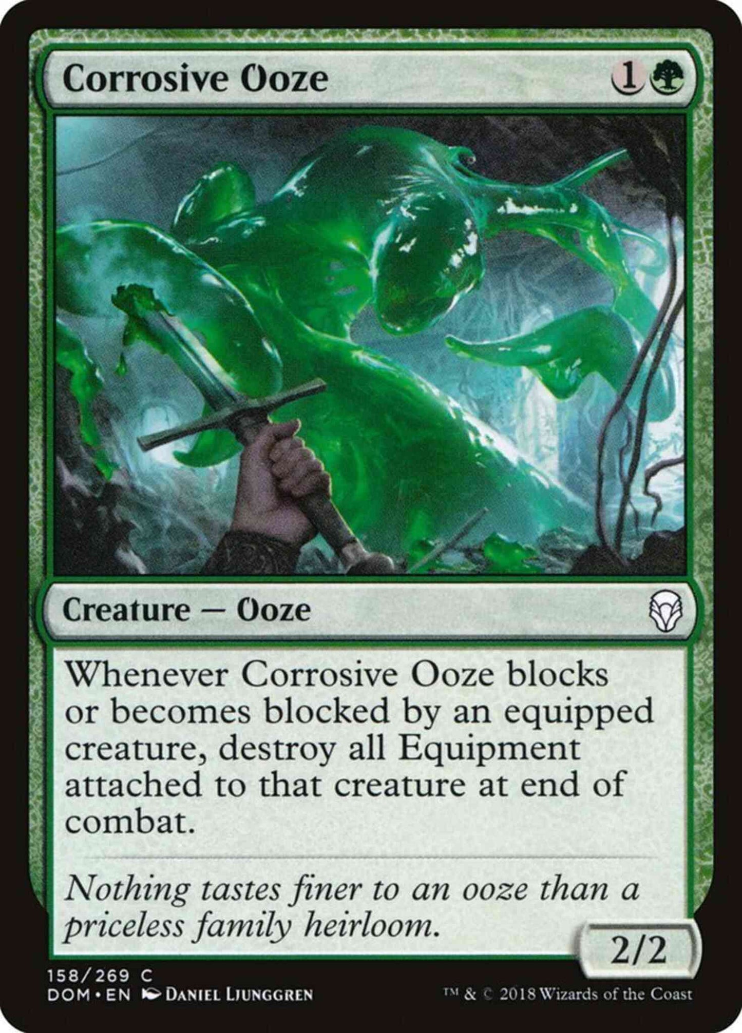Corrosive Ooze [158] [Dominaria] [Non-Foil]