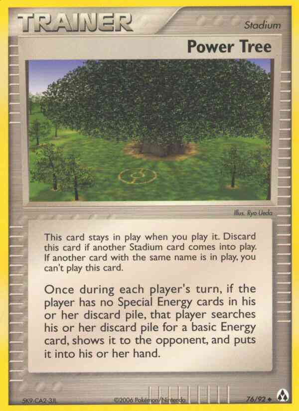 Power Tree - 76/92 - Uncommon [ex12-76] [Reverse Holo]