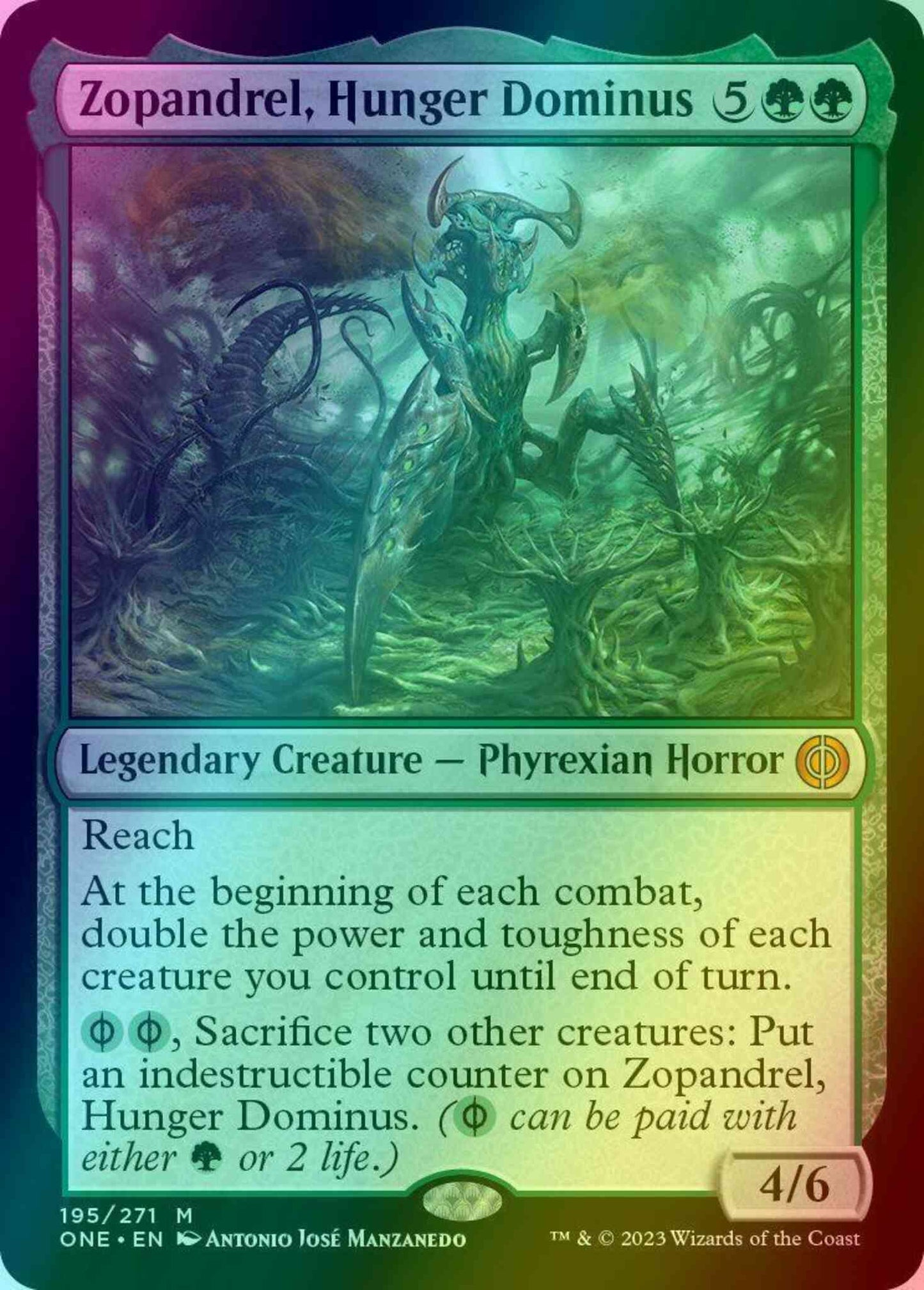 Zopandrel, Hunger Dominus [195] [Phyrexia: All Will Be One] [Foil]
