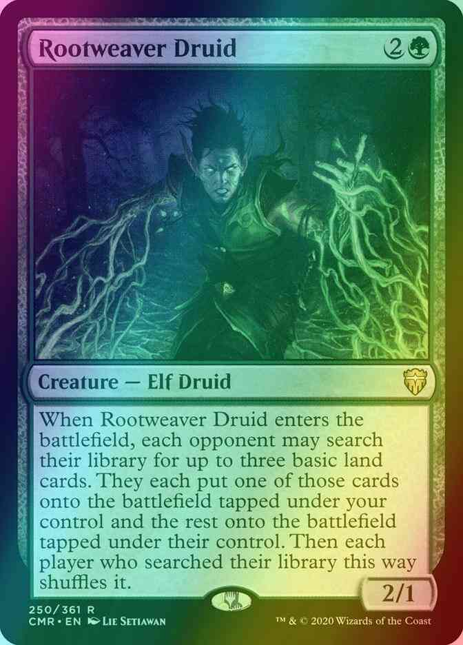 Rootweaver Druid [250] [Commander Legends] [Foil]