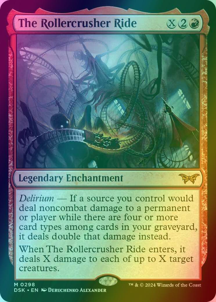 The Rollercrusher Ride [298] [Lurking Evil] [Duskmourn: House of Horror] [Foil]