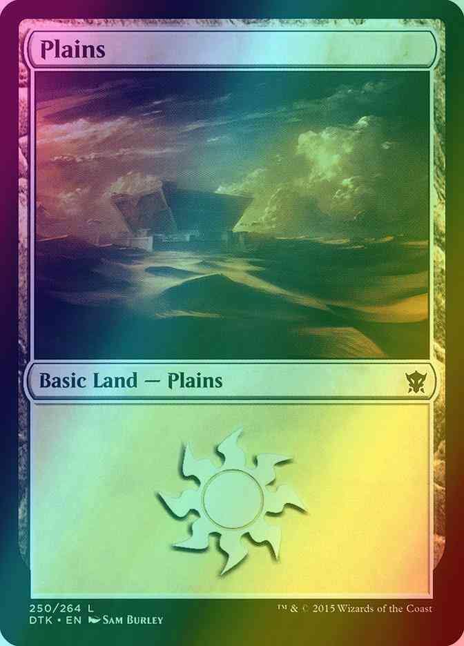 Plains [250] [Dragons Of Tarkir] [Foil]