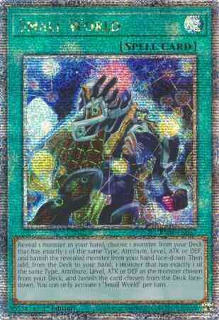 Small World - RA01-EN067 - Quarter Century Secret Rare - 1st Edition