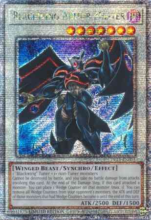 Blackwing Armor Master - TN23-EN015 - Quarter Century Secret Rare - Limited