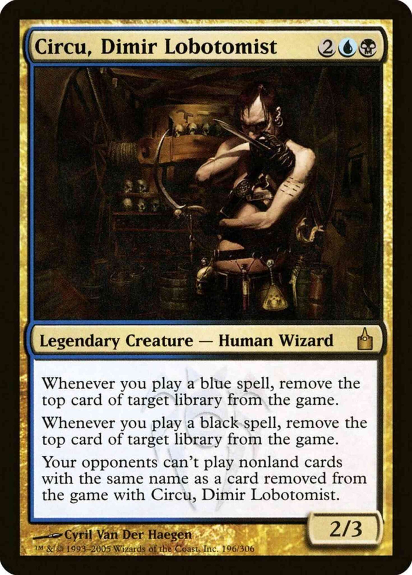 Circu, Dimir Lobotomist [196] [Ravnica City Of Guilds] [Non-Foil]