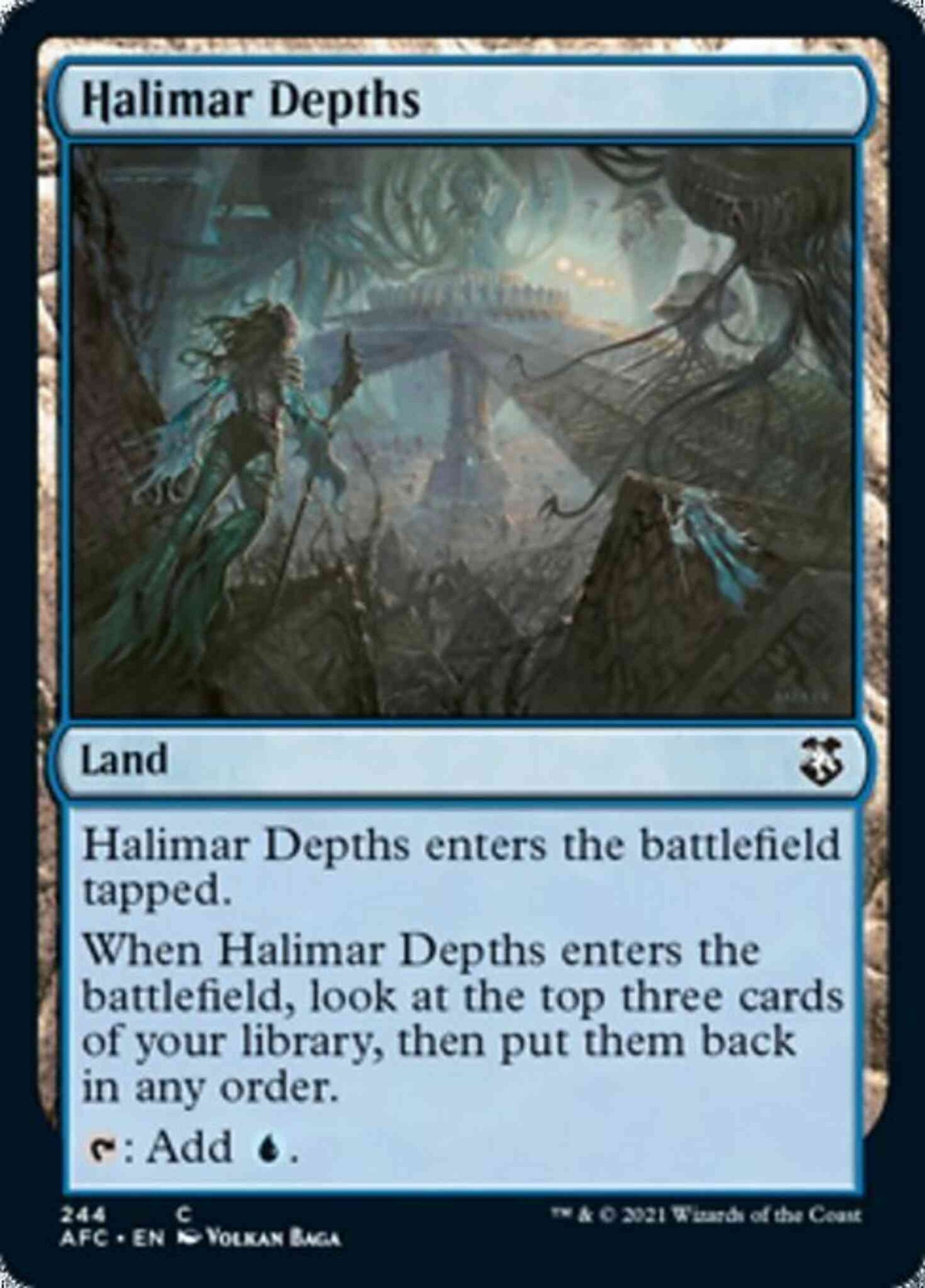 Halimar Depths [244] [Adventures in the Forgotten Realms Commander] [Non-Foil]