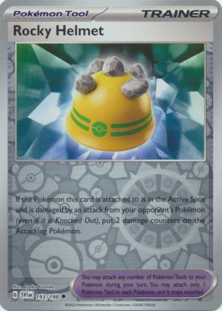 Rocky Helmet - 193/198 - Uncommon [sv01-193] [Reverse Holo]