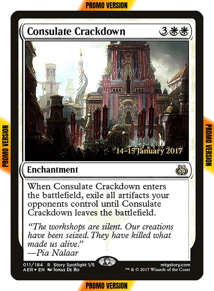 Consulate Crackdown [11s] [Aether Revolt Promos] [Foil]