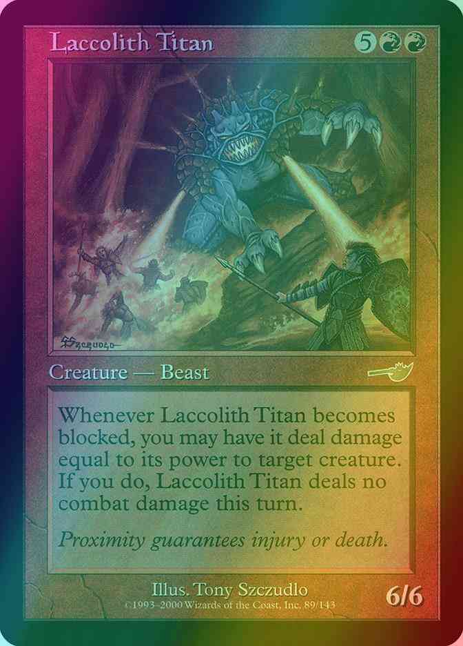 Laccolith Titan [89] [Nemesis] [Foil]