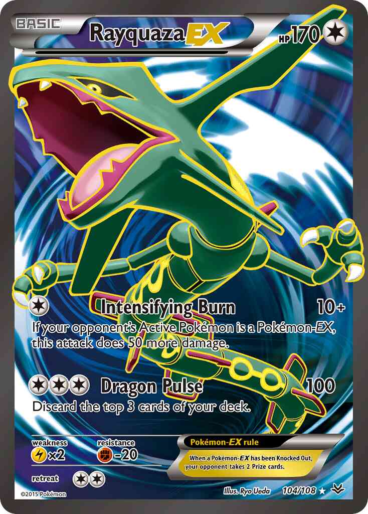 Rayquaza-EX - 104/108 - Rare Ultra [xy6-104] [Ultra]