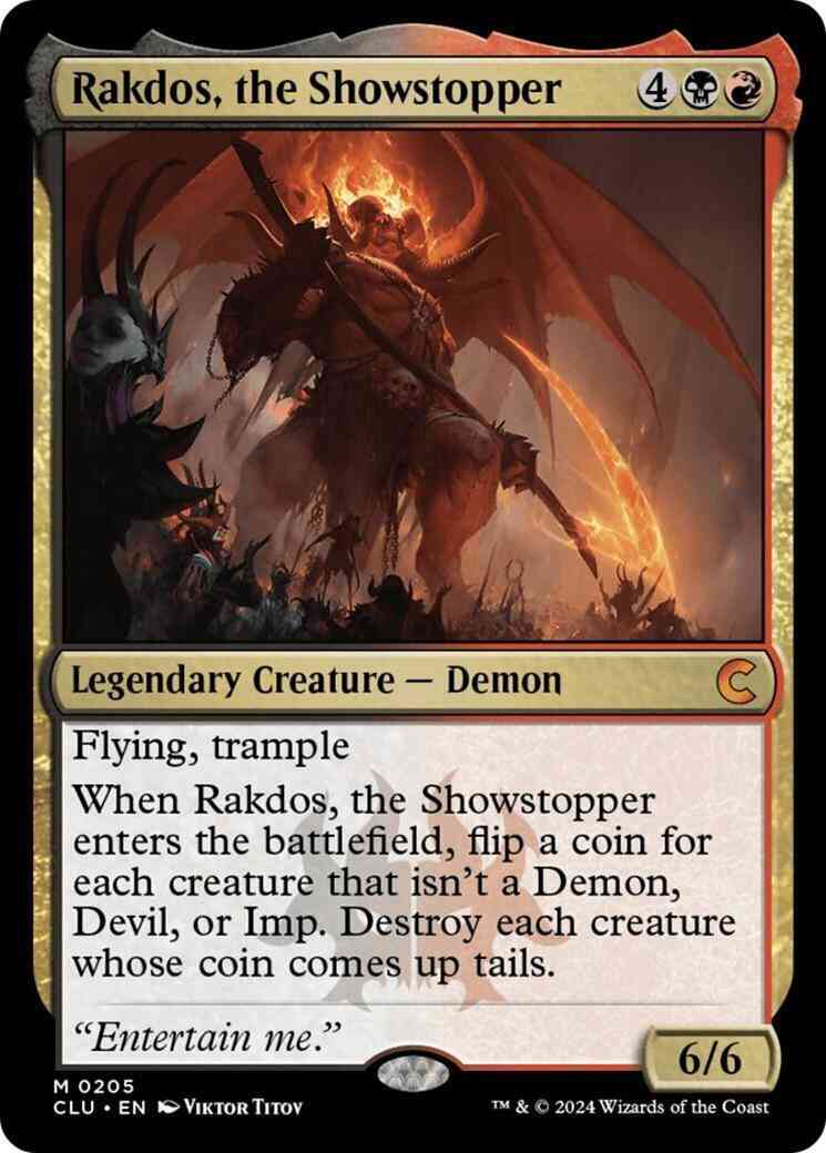 Rakdos, the Showstopper [205] [Ravnica: Clue Edition] [Non-Foil]