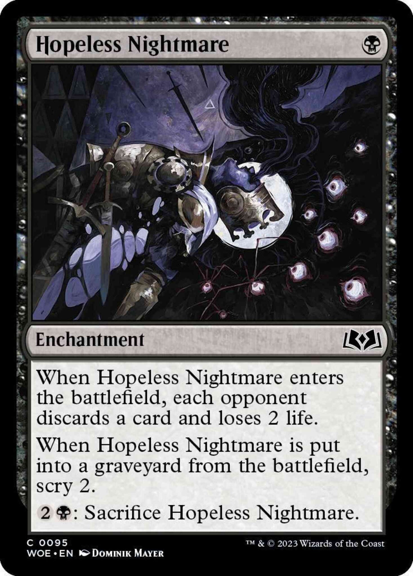 Hopeless Nightmare [95] [Wilds of Eldraine] [Non-Foil]