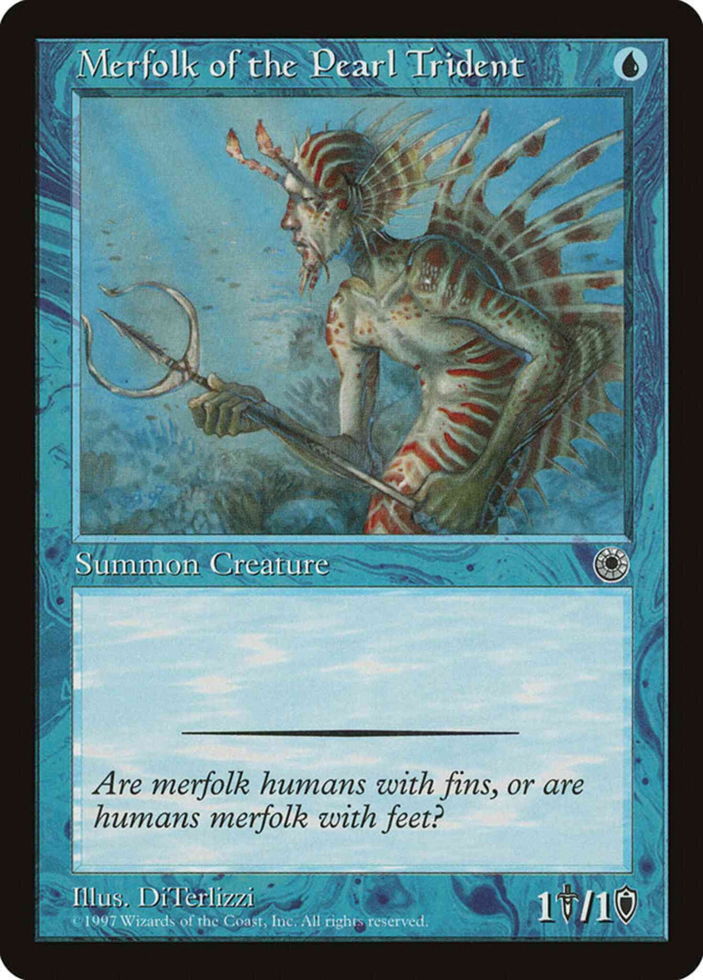 Merfolk of the Pearl Trident [60] [Portal 1] [Non-Foil]