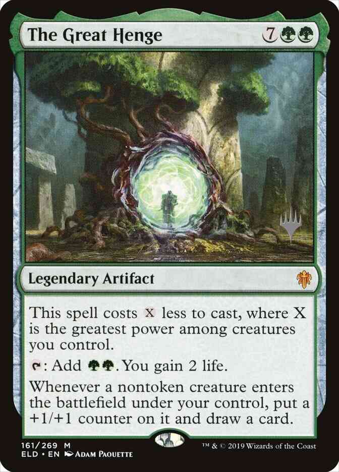 The Great Henge [161p] [Promo Pack] [Throne of Eldraine Promos] [Non-Foil]