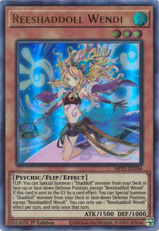 Reeshaddoll Wendi - MP21-EN244 - Ultra Rare - 1st Edition