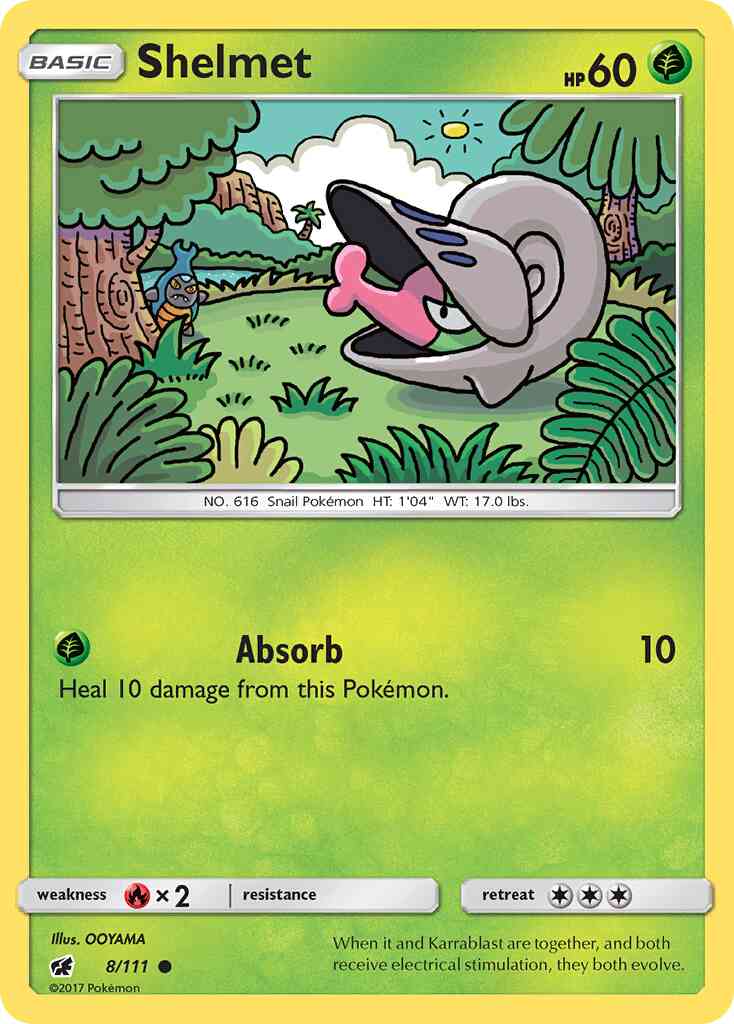 Shelmet - 8/111 - Common [sm4-8] [Non-Holo]